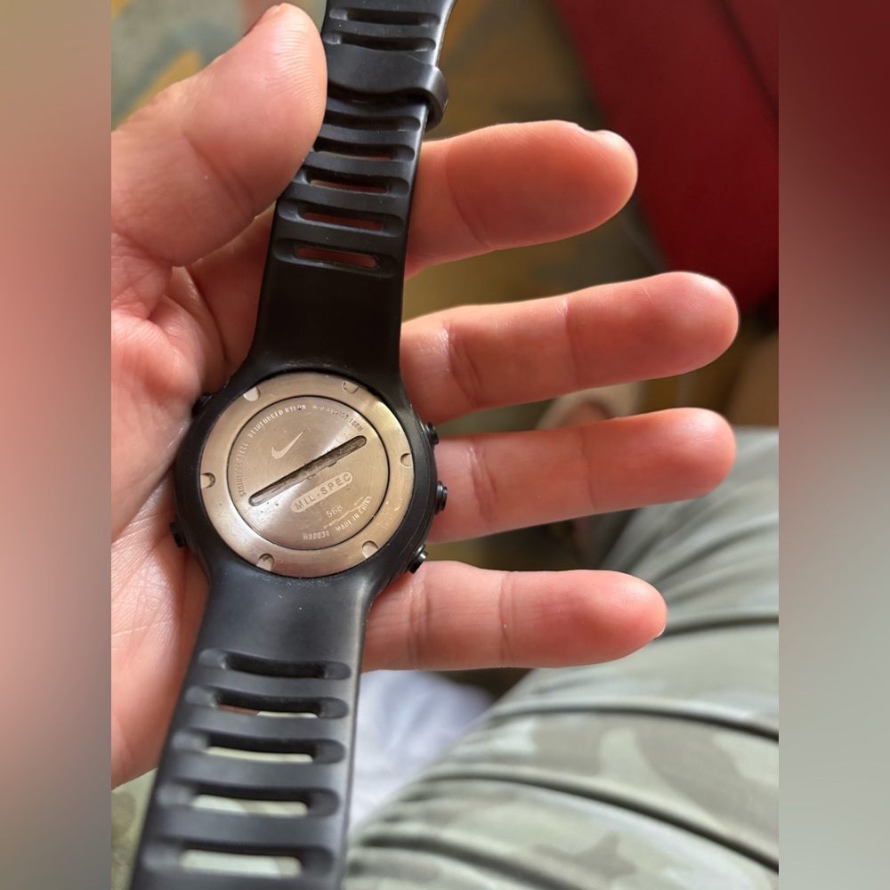 Nike Black Smartwatch with Minimalist Design